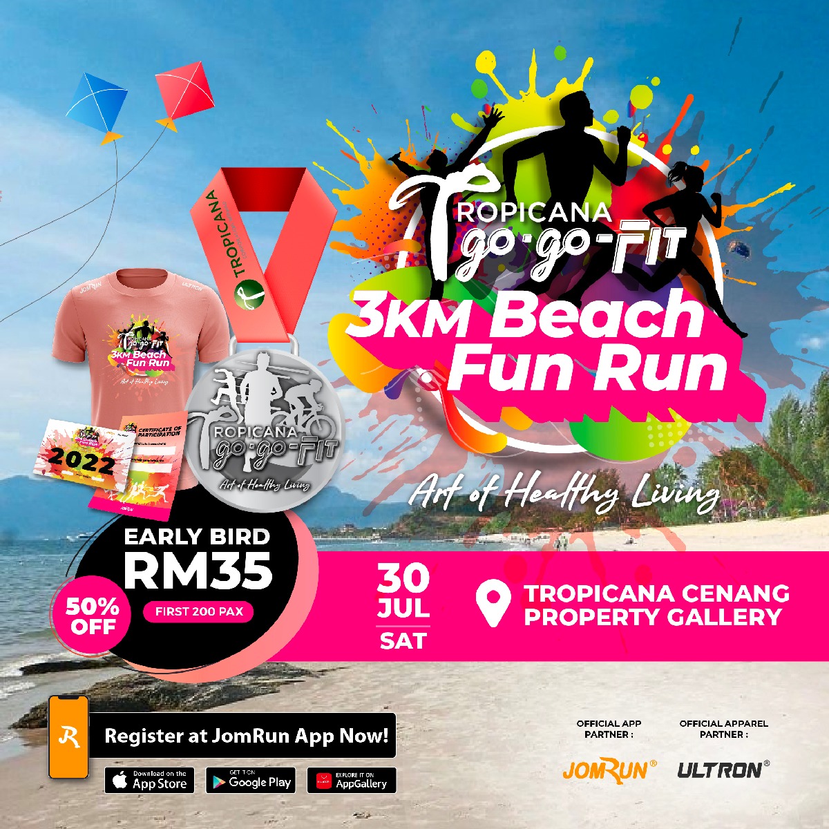 3KM Beach Fun Run