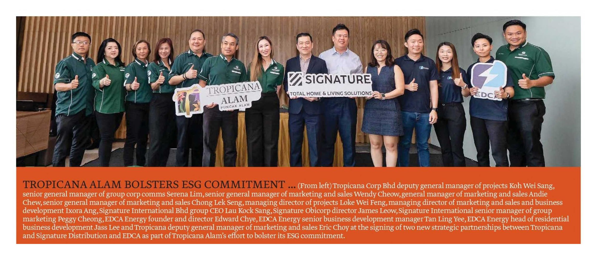 2026-03-09 The Edge - Tropicana Alam Bolsters ESG Commitment